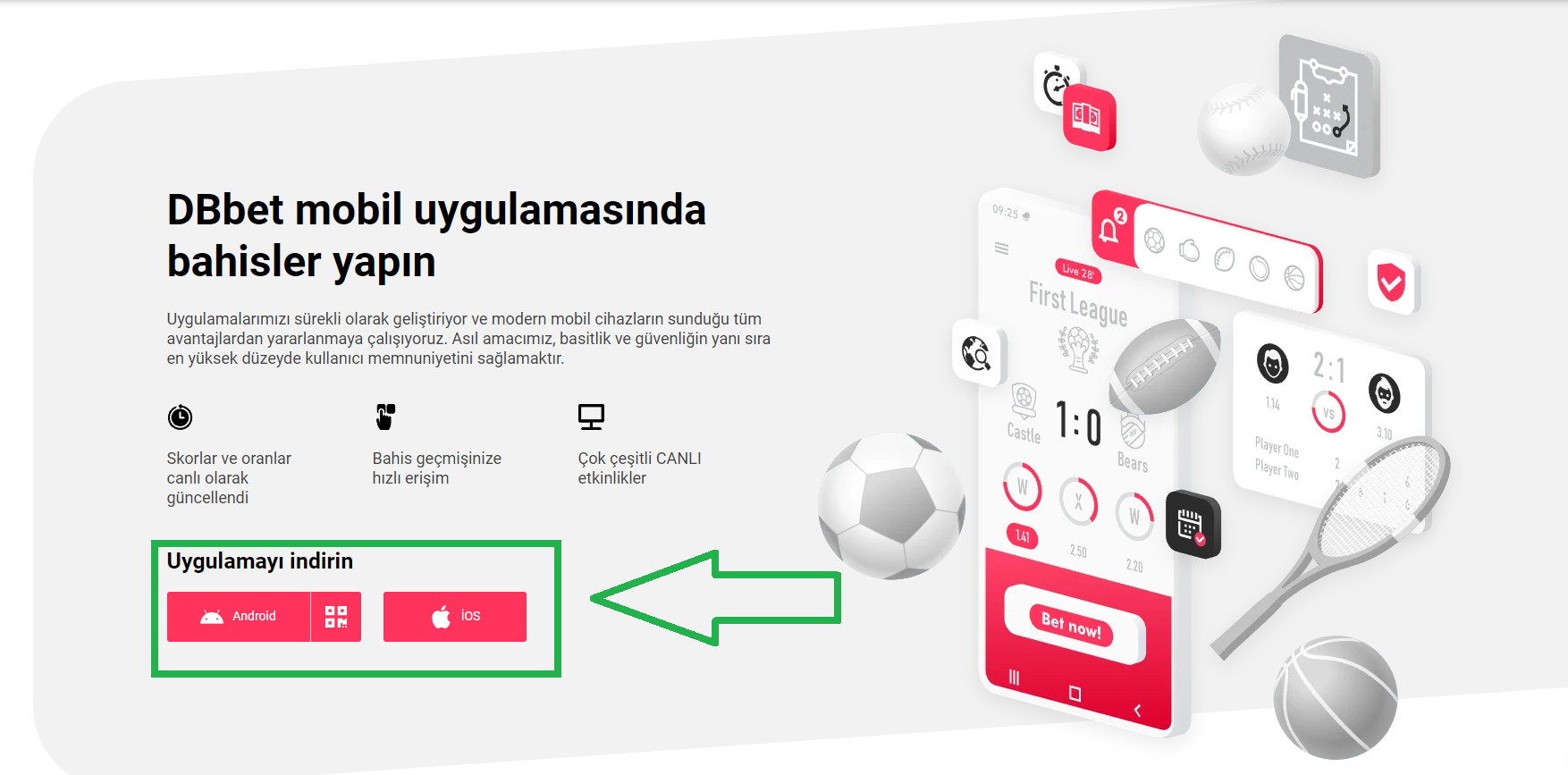 DBbet Android Uygulaması