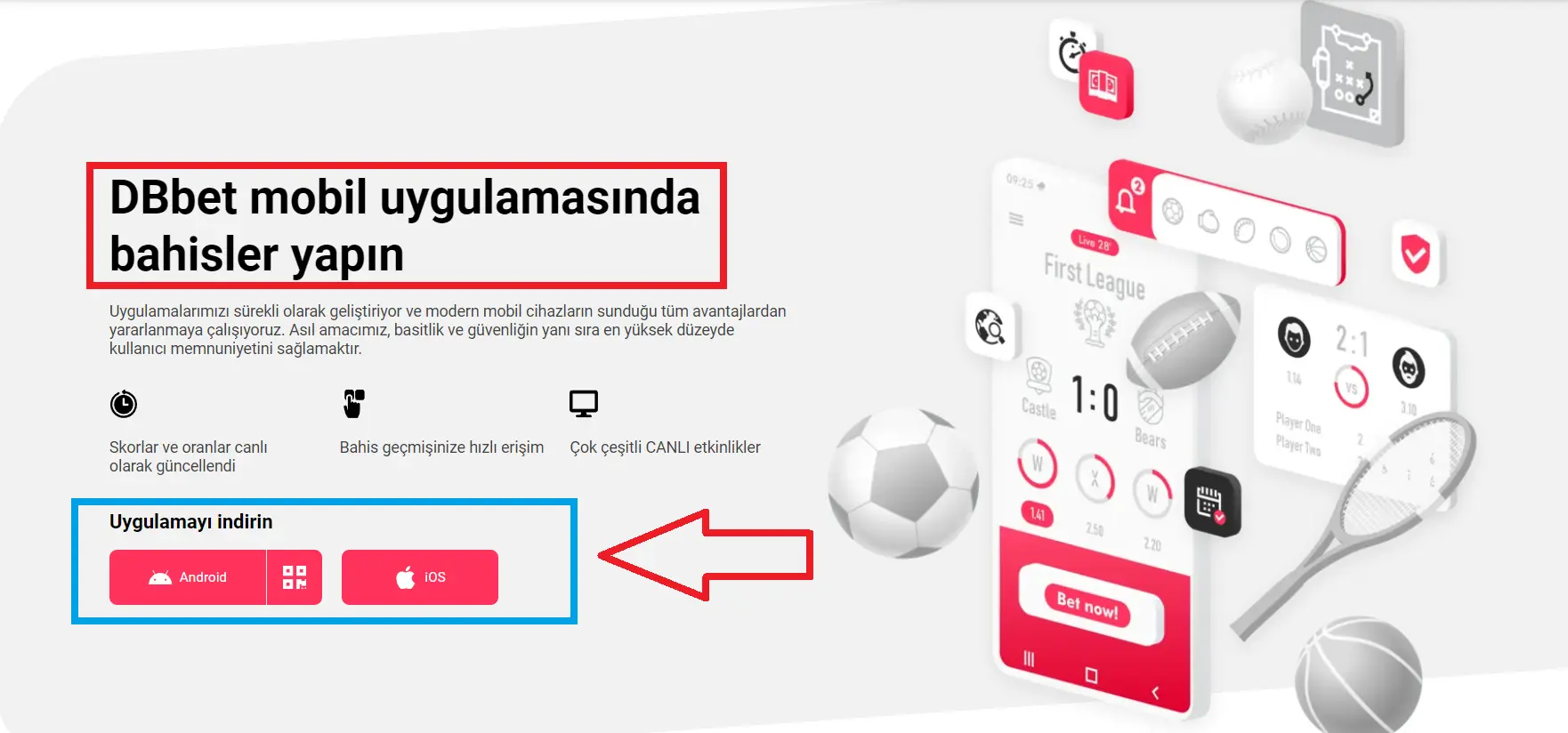 DBbet iPhone Uygulaması DBbet iPhone Uygulaması
