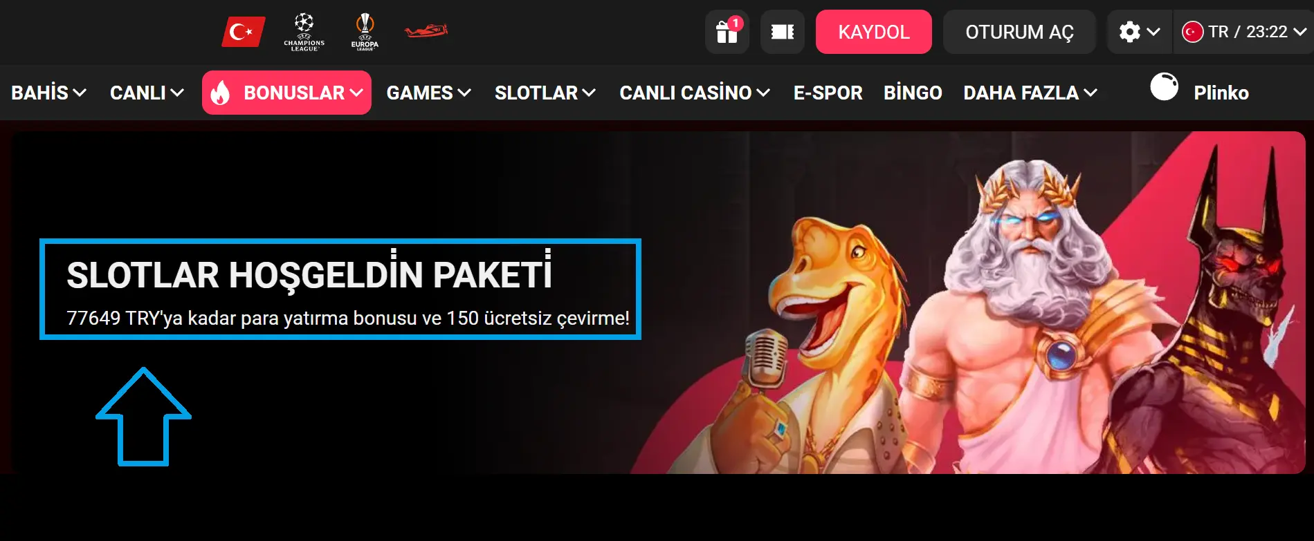 Casino Hoş Geldin Paketi Casino Hoş Geldin Paketi